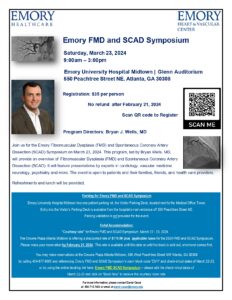 Emory FMD and SCAD Symposium 2024
