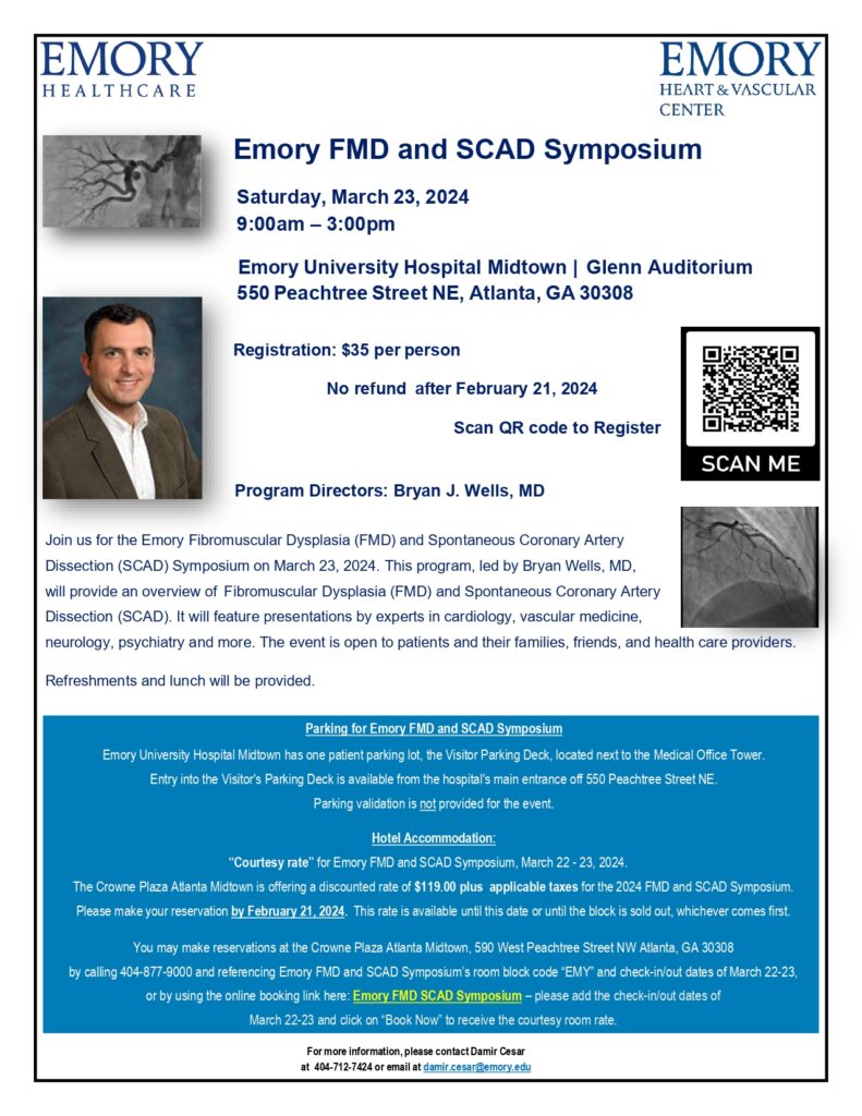 Emory FMD and SCAD Symposium 2024